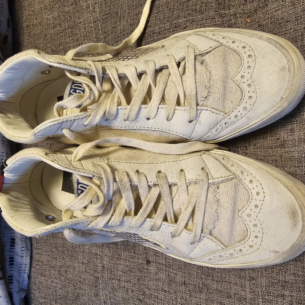 High-Top White Sneakers